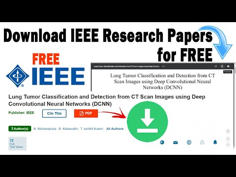 how to download IEEE research papers for free without being a IEEE member