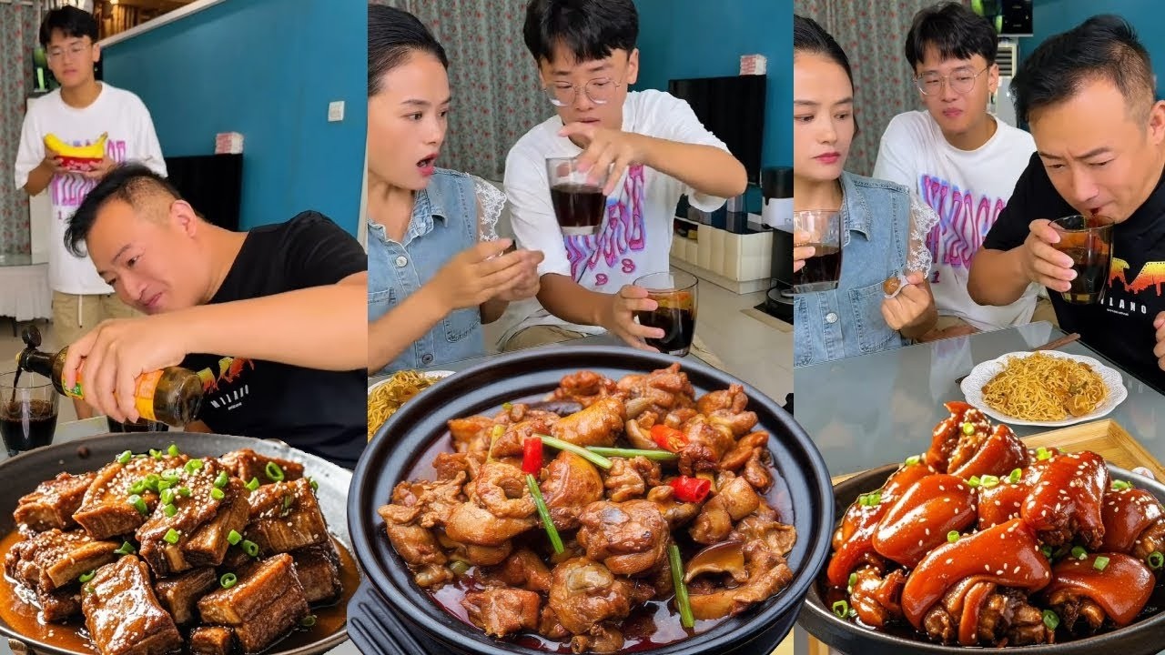 蠢老公偷换我可乐加酱油盐暗喜？儿子眼疾手快换碗，看他喝下咸到崩溃！【香香和霍霍】