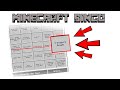 Minecraft BINGO! ИГРА В ИГРЕ |  Рандомные достижения для майнкрафт | (p.1 - VeryEasy)