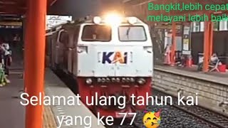 mars kai. selamat ulang tahun pt kai yang ke 77. maaf telat 😁