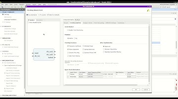How to use the clocking wizard IP: creating a 50Mhz clock from 100Mhz