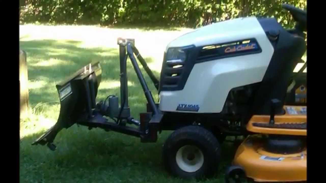 Cub Cadet Ltx Plow Project You Cub Cadet Ltx Plow Project