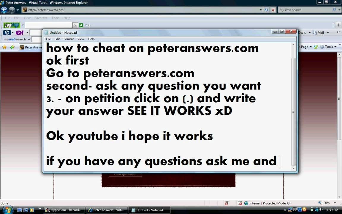 peter answer