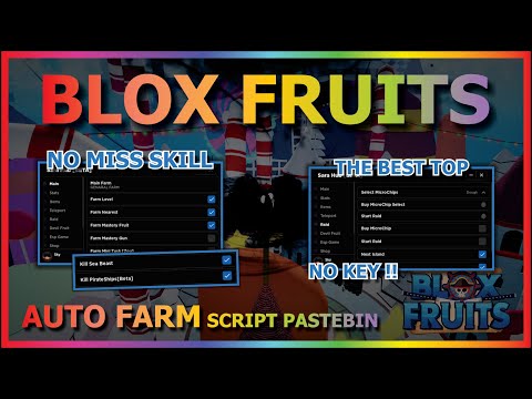 BLOX FRUITS Script Pastebin 2023 UPDATE 19 AUTO FARM, AUTO SEABEAST, MASTERY