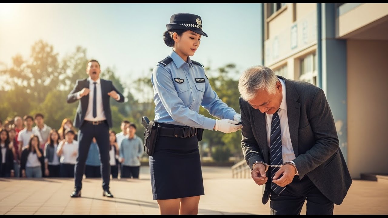 Nữ Cảnh Sát Về Thăm Trường Cũ–Hiệu Trưởng Ra Đón, Cô Chết Lặng Khi Đó Là Người Thầy Từng