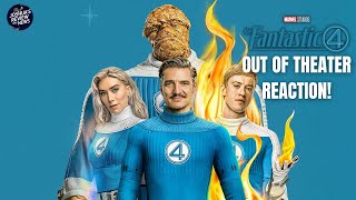 FANTASTIC FOUR FIRST STEPS OUT OF THEATER REACTION!