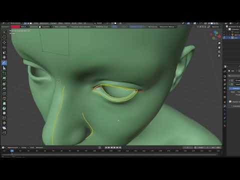 RETOPOLOGIA ORGANICA en BLENDER | introducción con un metodo de Areas