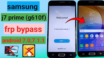samsung j7 prime (g610f) frp bypass android 7.0,7.1.1 without pc