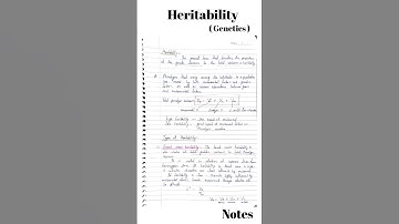 Heritability | Heritability in plant breeding | Heritability Genetics #csirnet #genetics #shorts
