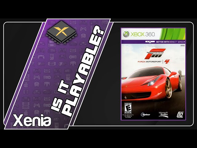 Tutorial - How To Get Forza Motorsport 4 Running With Xenia.