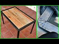 Como hacer Mesa SIN PICOS de metal | Ideas con pallet y hierro diy trucos de soldador