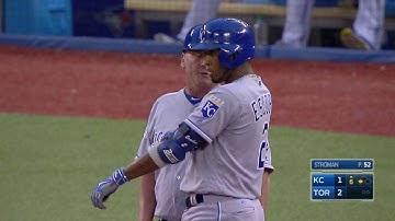 KC@TOR: Escobar ends the no-no with an RBI triple