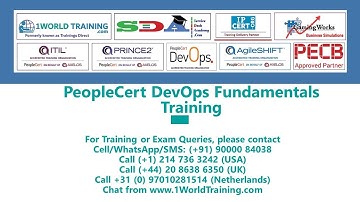 Introduction  PeopleCert Devops Courses by 1WorldTraining com