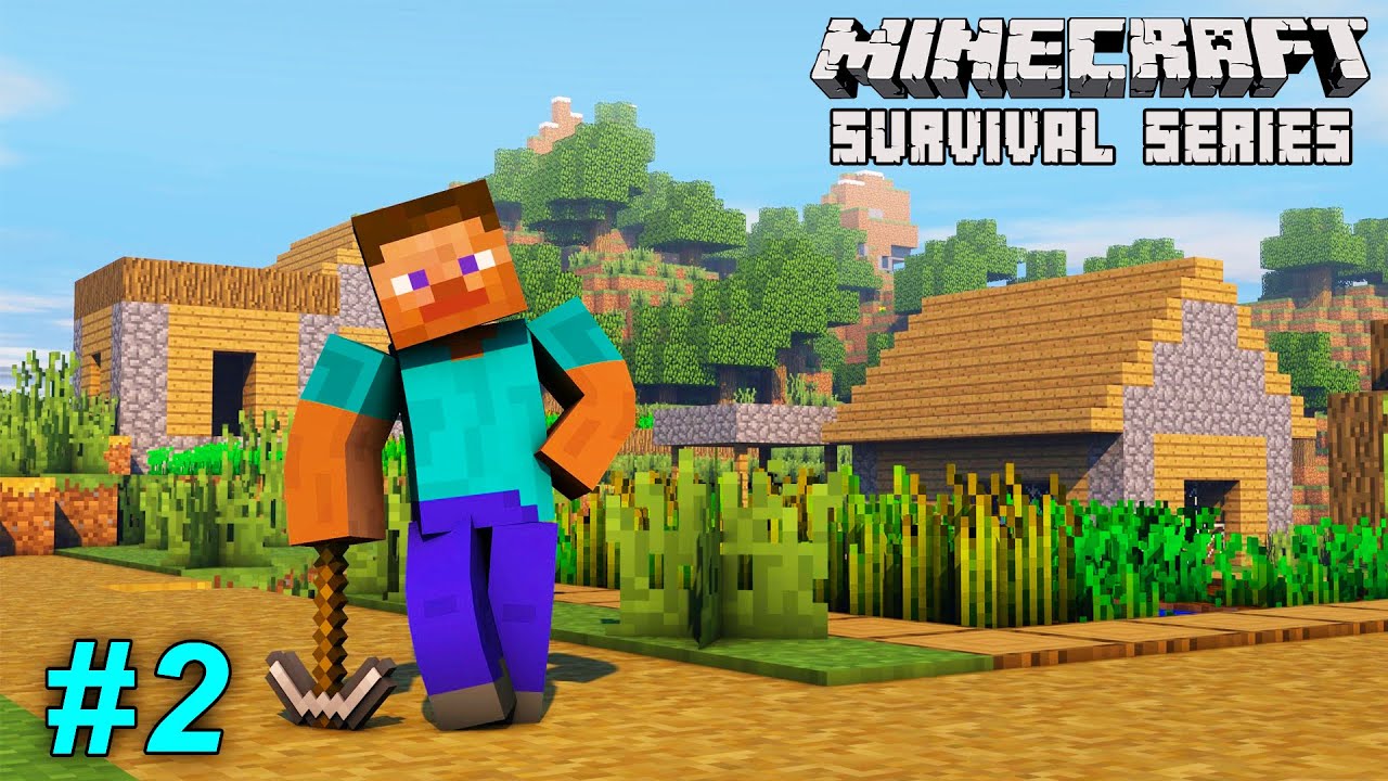I Found A Secret Village | Minecraft Survival Series Episode 2 - YouTube