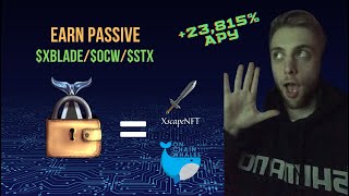 StaykX $STX Single Sided Pools Tutorial - Earn Passive $OCW/$XBLADE Rewards screenshot 2