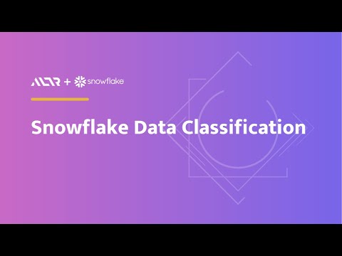 Snowflake Data Classification