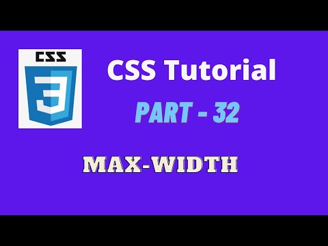 CSS Bangla Tutorial Part-32 || 🔥🔥 Latest 2021 🔥🔥Max-Width