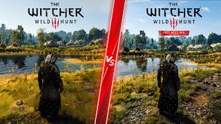The Witcher 3 Next Gen vs Original - Direct Comparison! Attention to Detail \& Graphics! 4K