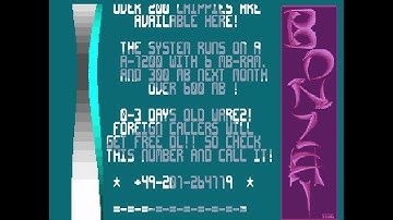 AMIGA-Demo "Bonzai: Love Like Blood BBS Intro"