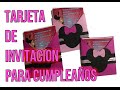 Haz tus propias Tarjetas de invitacion de Cumpleaños