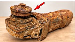 $9 Rusty Angle Grinder Restoration... Did I Waste My Money?