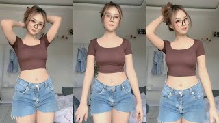 LOMPAT BERSAMA BOCIL DINDA CEWEK TOBRUT WAJAH MENANTANG | Live Tiktok Hot Terbaru #viral 
