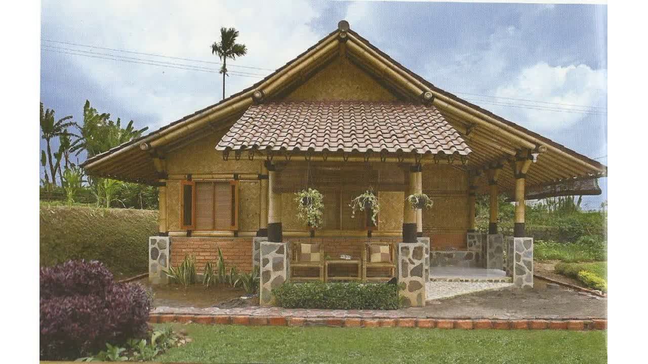 Desain Rumah Bambu Jatnika YouTube