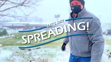 Spyker Ice Melt Spreaders with Variable Deflector