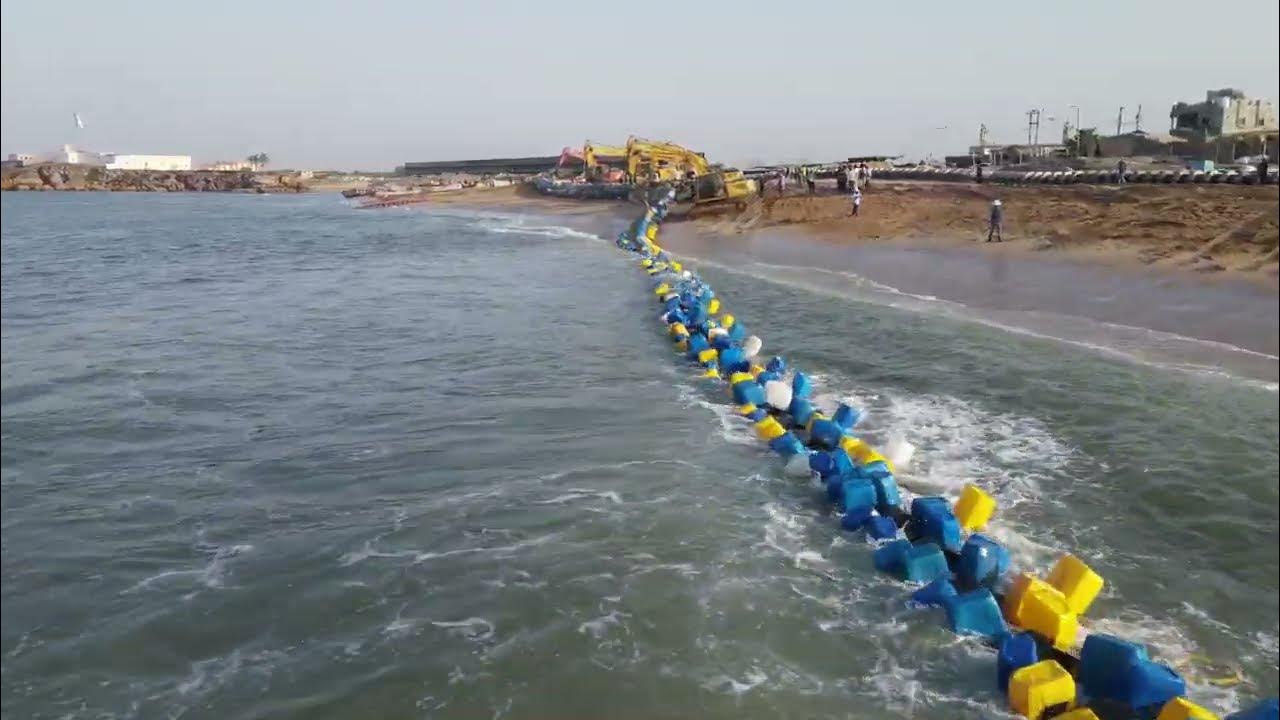 HDPE Sea water Intake pipeline installation for desalination project