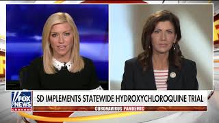 Governor Noem Discusses Hydroxychloroquine Clinical Trial on Fox & Friends