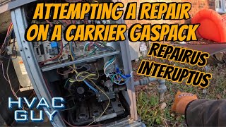 Carrier GasPack With Serious Issues! #hvacguy #hvaclife