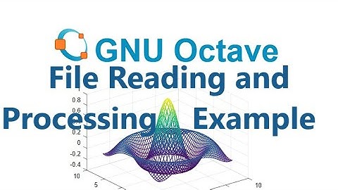 Octave: File Reading and Processing Example