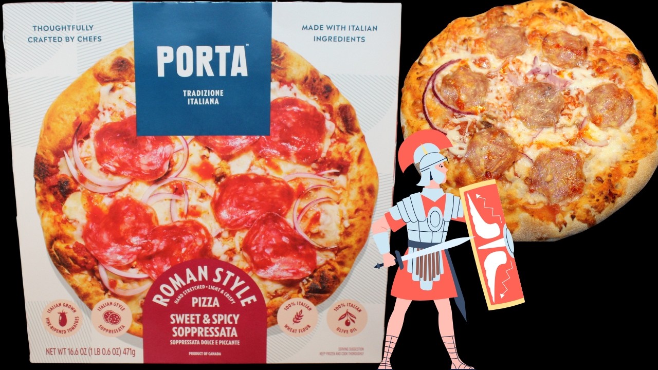 Porta Sweet & Spicy Soppressata Roman Style Pizza Review - YouTube