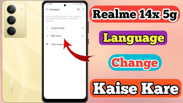 How To Change Language In Realme 14x 5g // Realme 14x 5g Language Change Setting Kaise On Kare