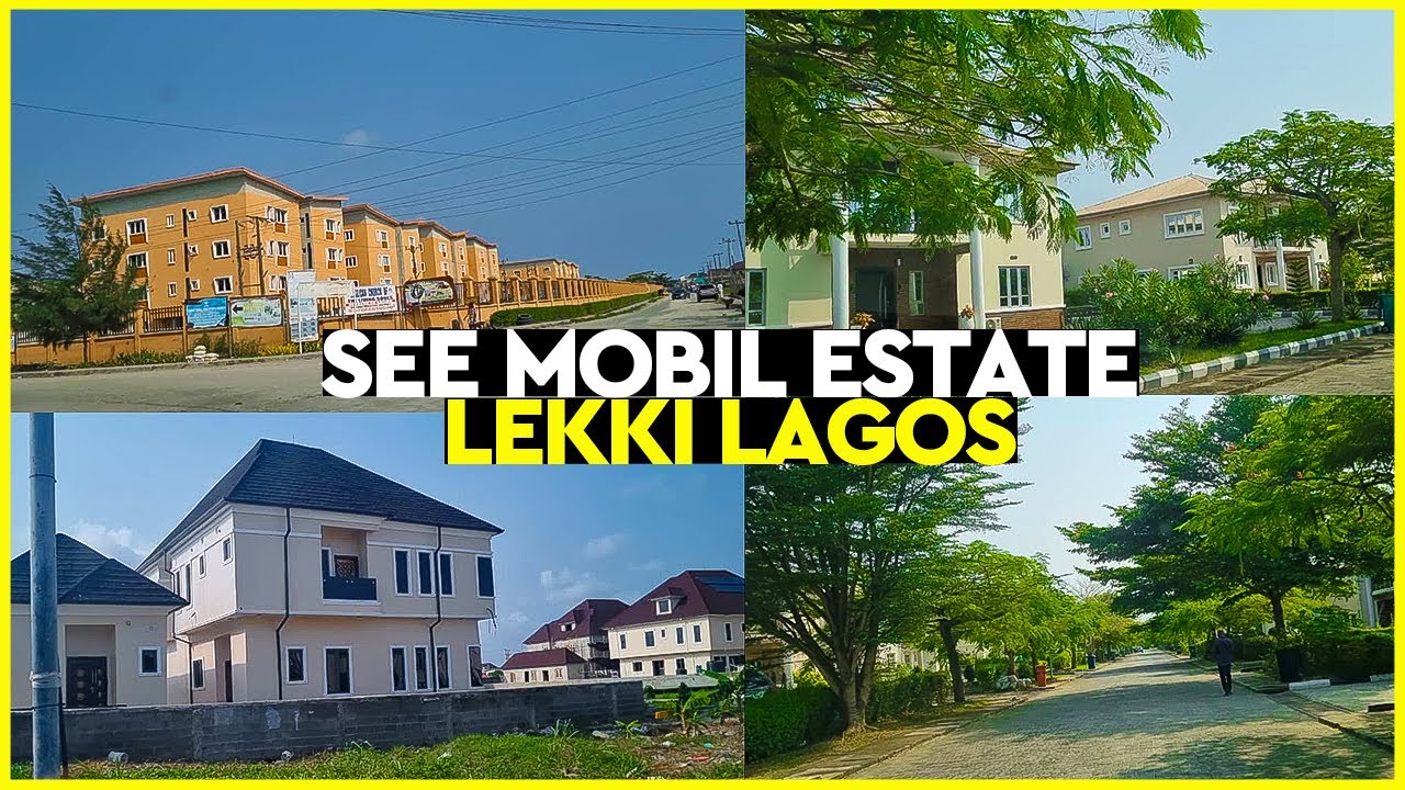LAGOS NIGERIA MOBIL ESTATE LEKKI EMERALD HOUSING ESTATE AJAH
