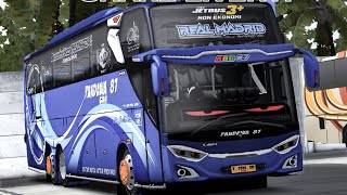 Share Livery Bus Pandawa 87 Real Madrid Mod Jb3 Tronton By M74