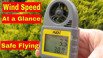 📌 NDI Anemometer KG 280A For Testing Wind Speed and Temperature when Flying the DJI Mavic Mini