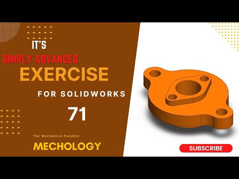 SolidWorks Exercise-71 |SolidWorks Tutorial-71 |SolidWorks Tutorial for Ultimate Beginner