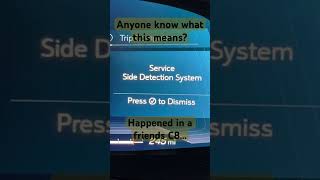 Anyone know what this code means? Happened in a friend of mine C8. #automobile #c8corvette