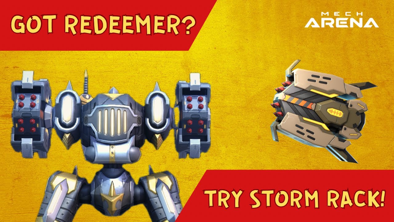 Try Redeemer with Storm Racks! 🚀 | Mech Arena - YouTube