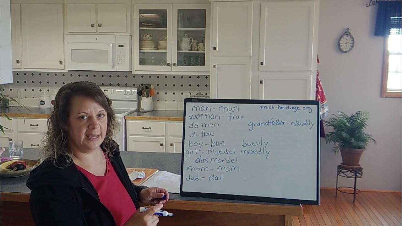 Learn Pennsylvania Dutch (Lesson 2) YouTube