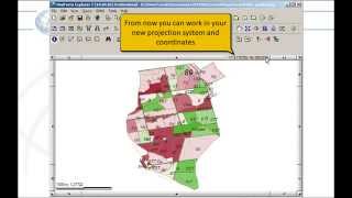 DigiTerra Explorer 7 - Transforming projections