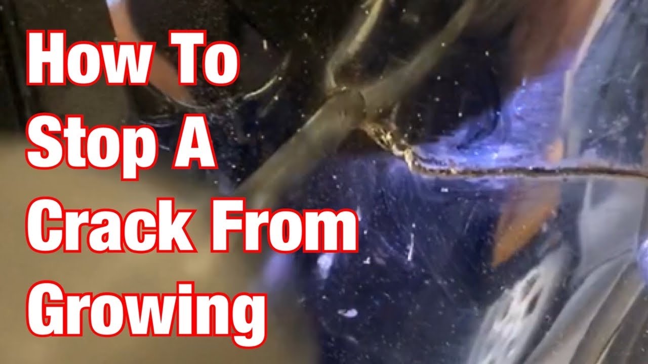 How To Stop A Crack From Spreading Part 167 YouTube
