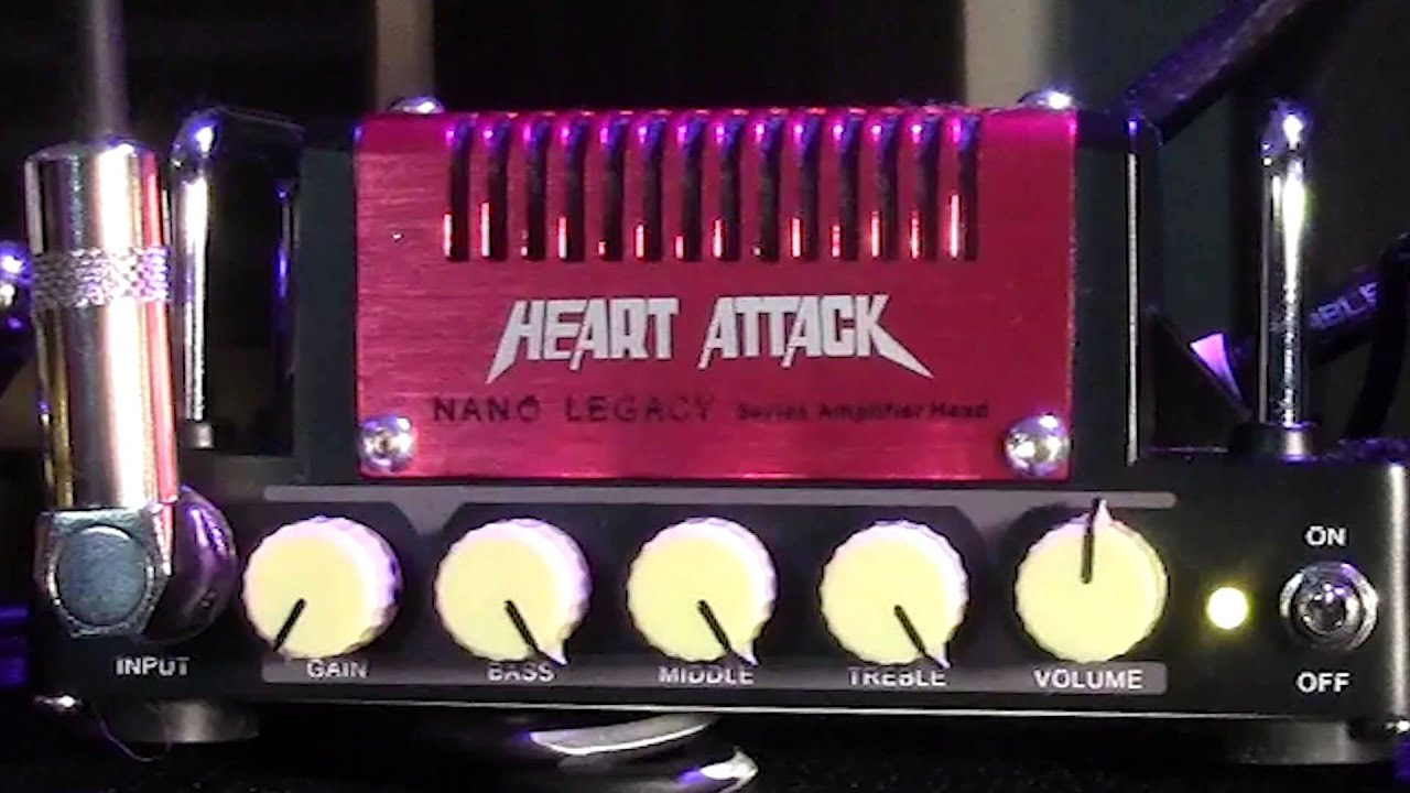 5 WATT Hotone Heart Attack Nano Amp - Full  Playthrough & Talkthrough