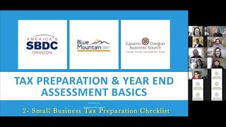 Tax Preparation and Year End Assessment Basics - 2 - Small Business Tax Preparation Checklist