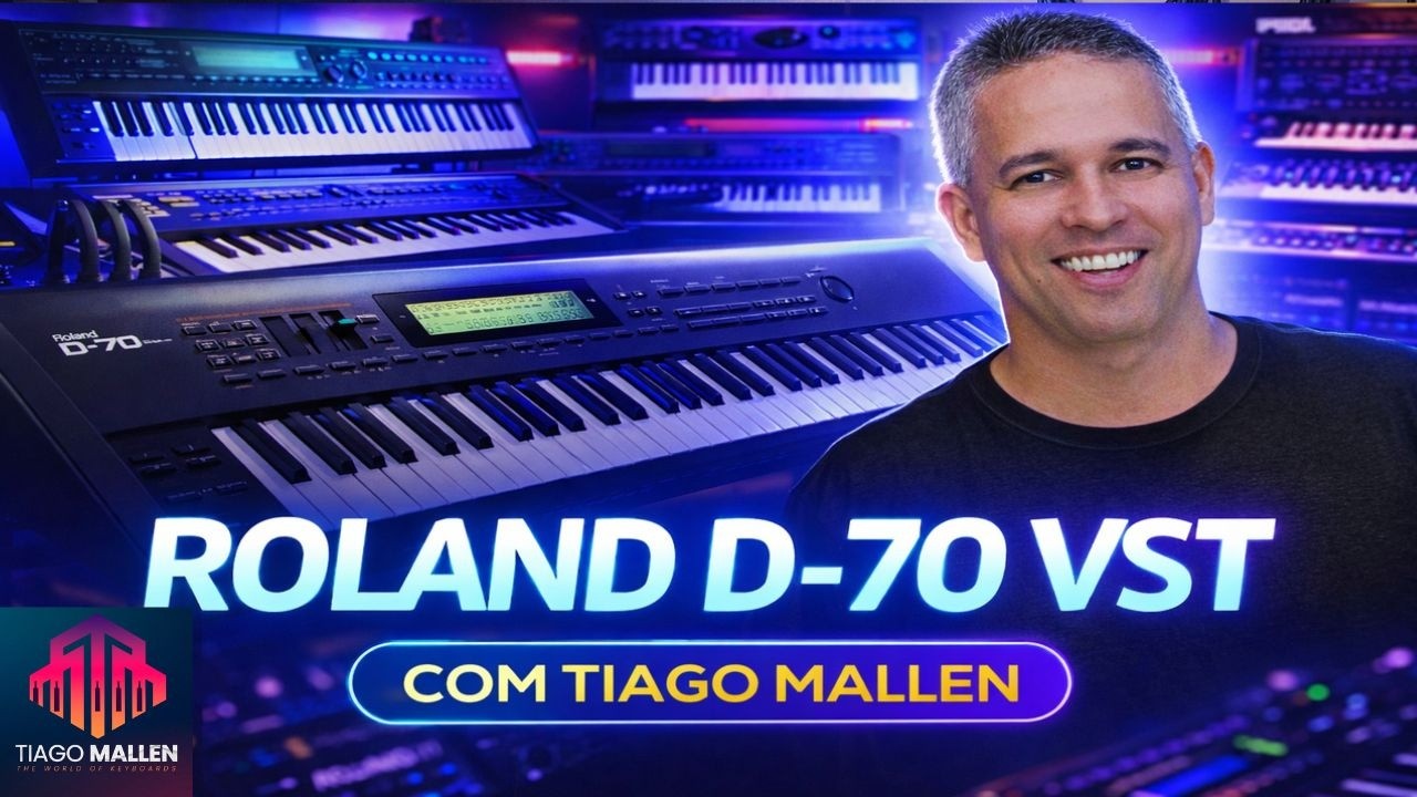 ROLAND D-70 VST (CLOUD -Anthology 1990) FACTORY SOUNDS #tecladista