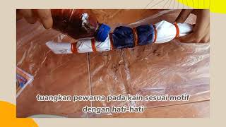 Cara Membuat Batik Jumputan Wahyu Oktavina X Mipa 1𖧵 𓄹𓈒