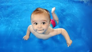 Funny Baby Playing With Water - Fun and Fails Baby Video - Baby Outdoor Video#lovelybabyloversbox