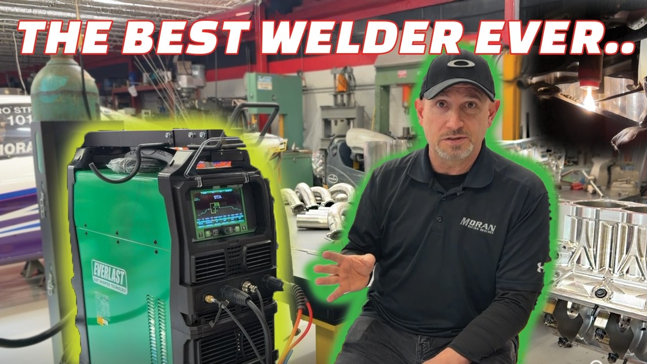 Everlast Typhoon 500 Welder Review - TIG Welding a Billet Block