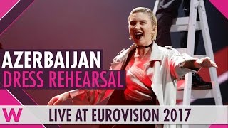 Azerbaijan: Dihaj “Skeletons” semi-final 1 dress rehearsal @ Eurovision 2017